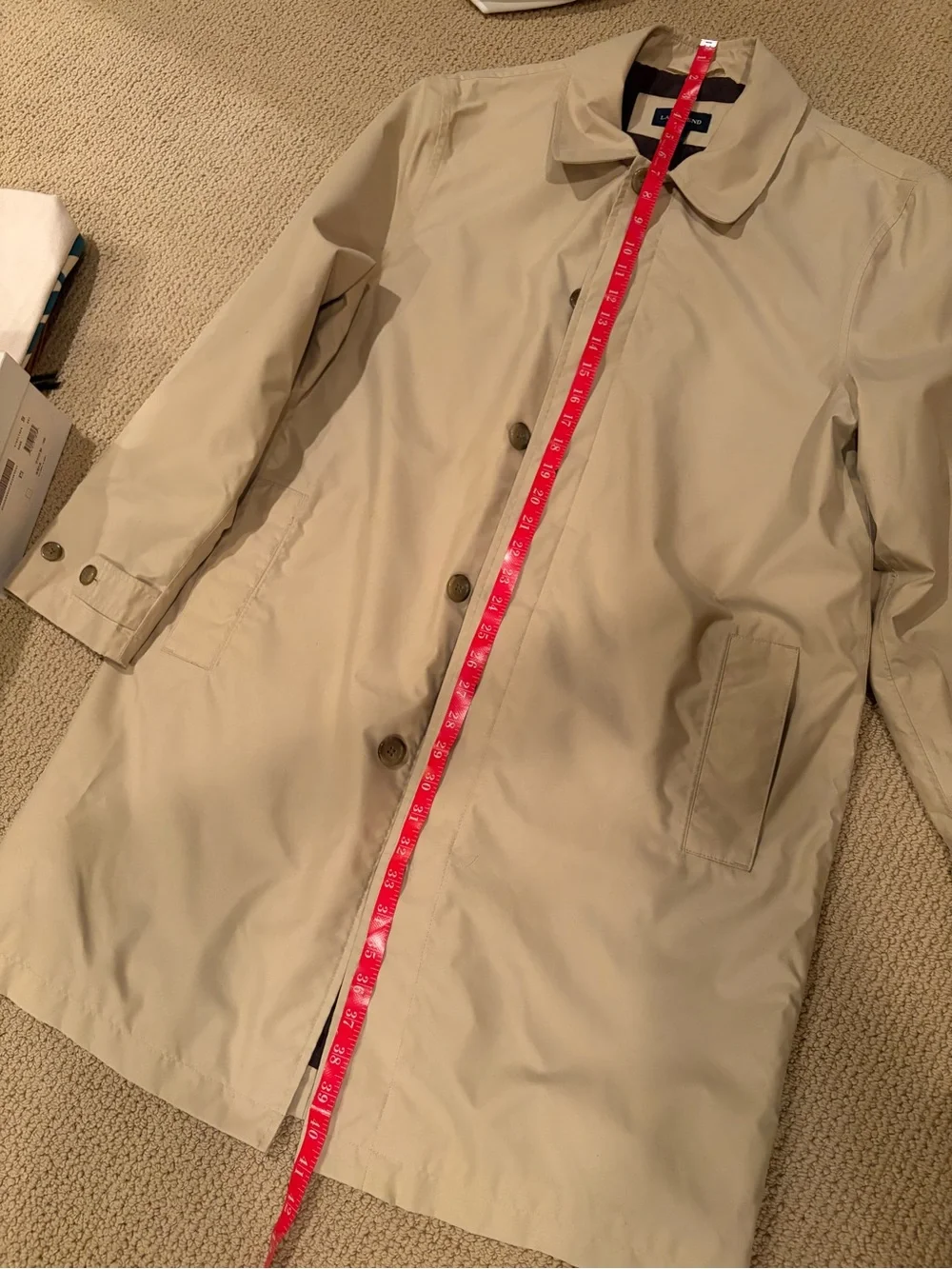 Lands End light cream